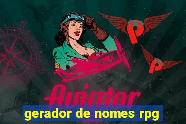 gerador de nomes rpg